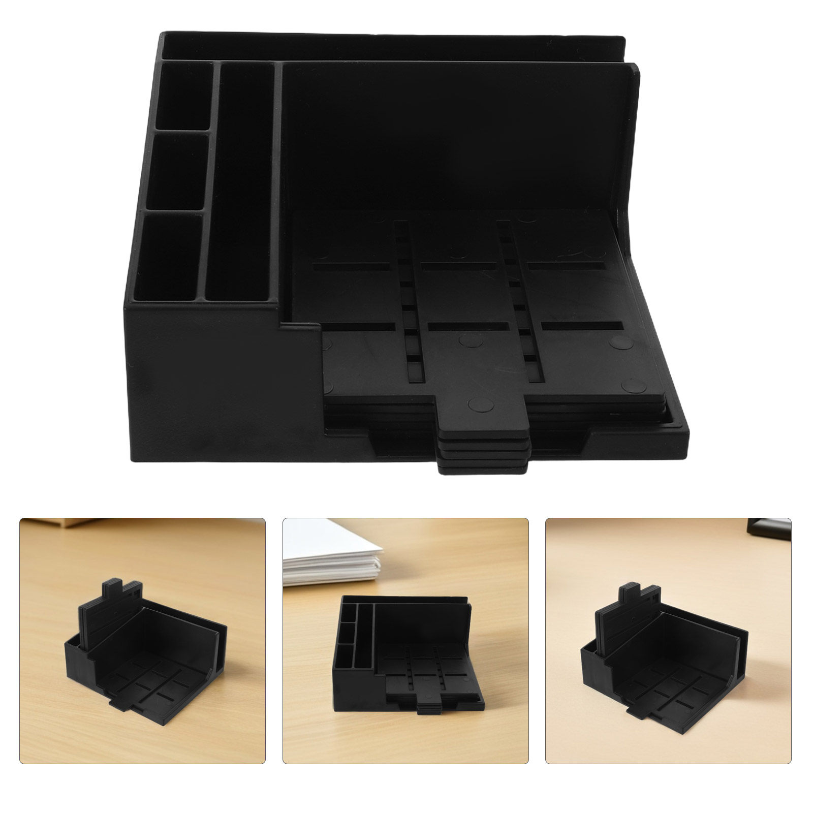 Sticky Memo Holder - 1 Set Notizblock-Organizer aus Kunststoff, Haftnotizhalter-Vorlage