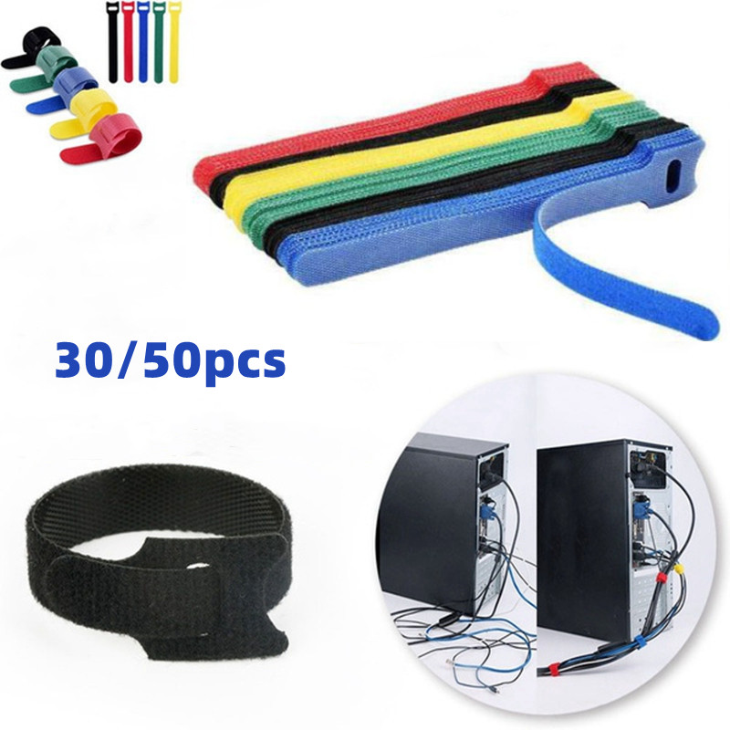 Cable Velcro Strap - Klettverschlüsse für Kabel, Kabelbinder, wiederverwendbare Befestigungsbänder