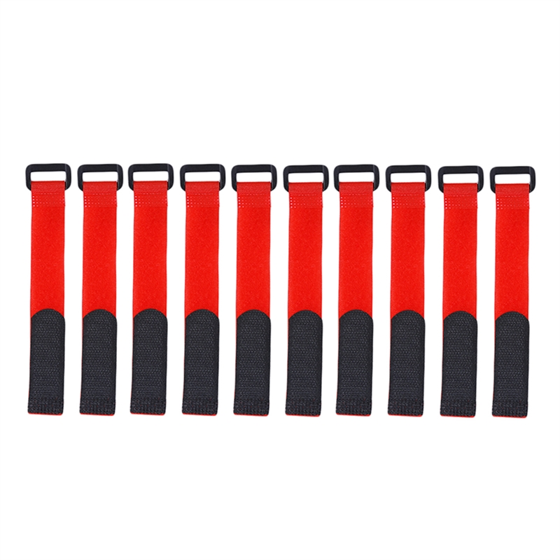 Cable Velcro Strap - 10 teile/satz Klett Krawatte Wiederverwendbare Angelrute