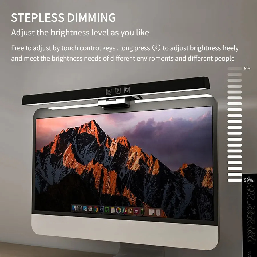 LED-Monitor Licht leiste 33cm  – Desk Setup No Monitor Bewertung und Preis