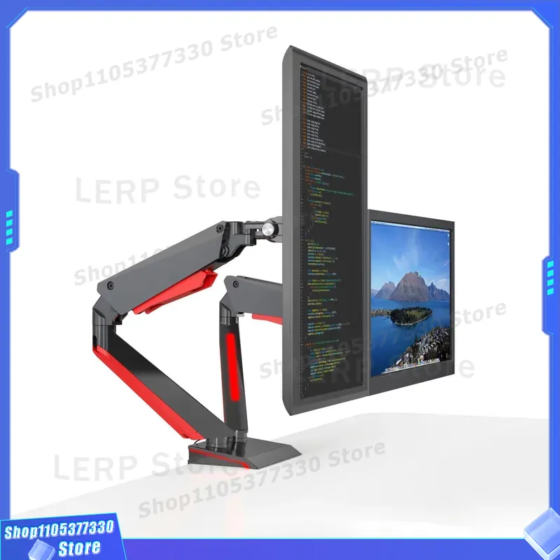 Aluminium Doppelmonitorhalteru – Desk Setup Dual Monitor Bewertung und Preis