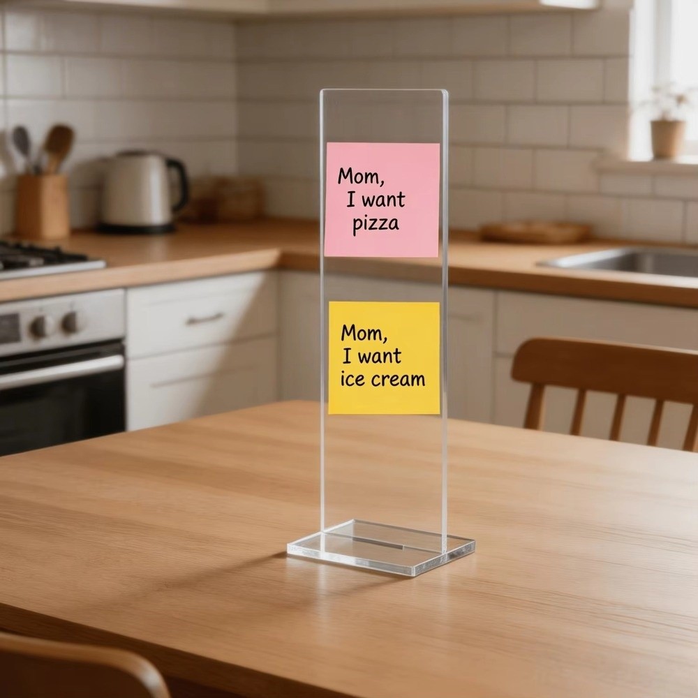 Langlebige Acryl-Memo-Tafel, a – Sticky Memo Holder Bewertung und Preis