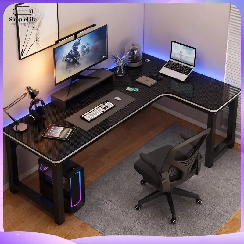 Eck-Gaming-Schreibtisch Comput – Desk Setup Dual Monitor Bewertung und Preis