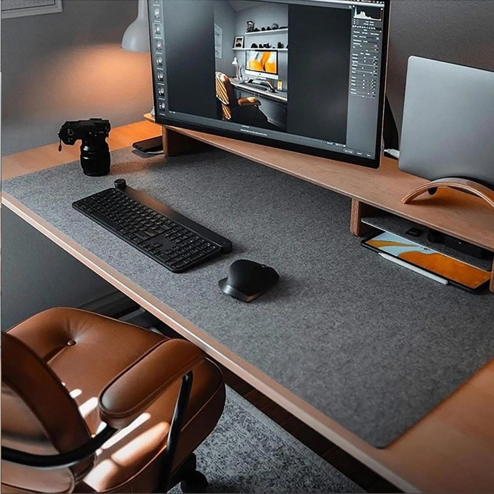 Filz-Schreibtischunterlage, Co – Desk Setup Rug Bewertung und Preis
