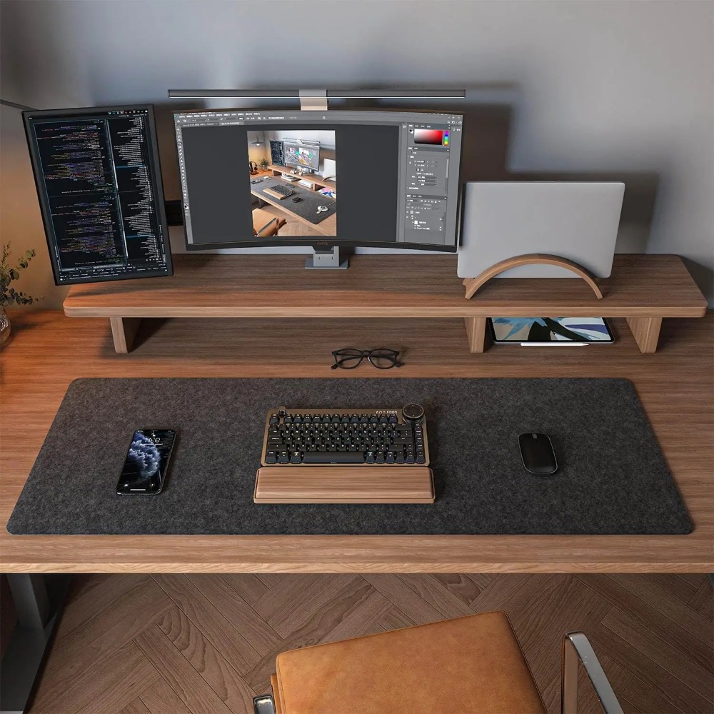 Filz-Schreibtischunterlage, Co – Desk Setup Rug Bewertung und Preis