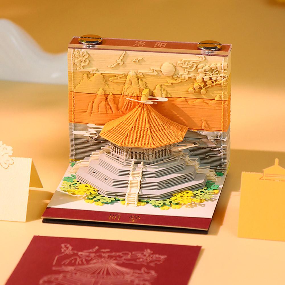3D-Notizblock mit antiker Arch – Sticky Memo Holder Bewertung und Preis