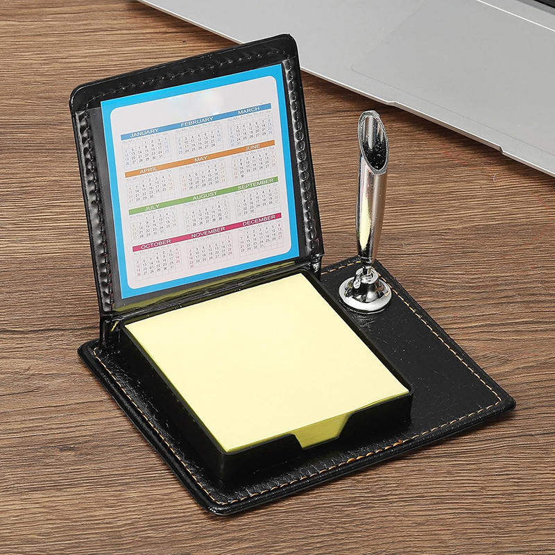 PU-Leder-Notizblock mit Haftno – Sticky Memo Holder Bewertung und Preis