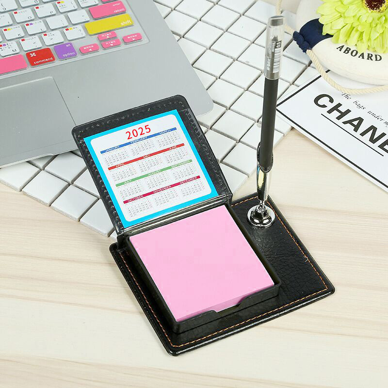 PU-Leder-Notizblock mit Haftno – Sticky Memo Holder Bewertung und Preis