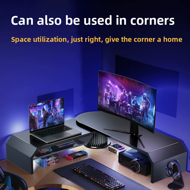 Gaming-Dual-Monitor-Ständer, B – Desk Setup Dual Monitor Bewertung und Preis