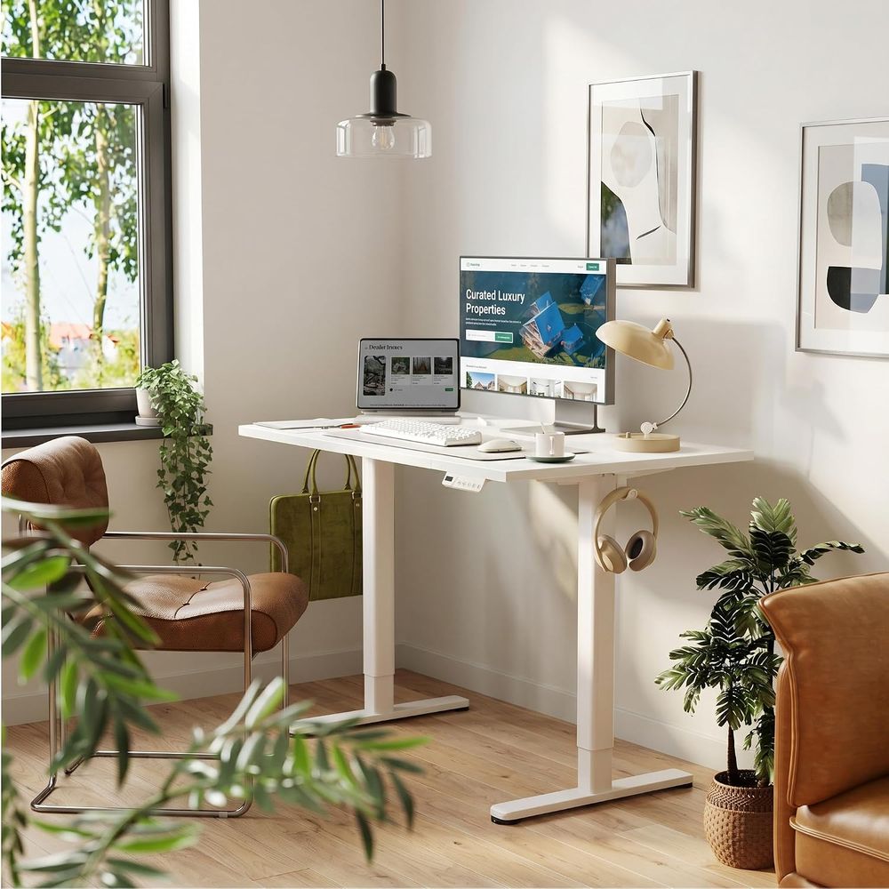 Motorisierter Höhenverstellbar – Desk Setup Dual Monitor Bewertung und Preis