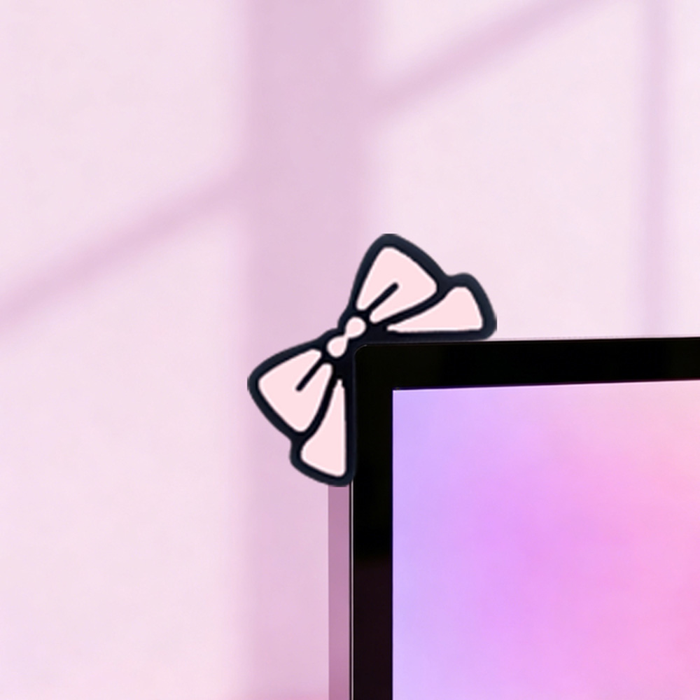 Niedliche Rosa Schleife Monito – Desk Setup No Monitor Bewertung und Preis