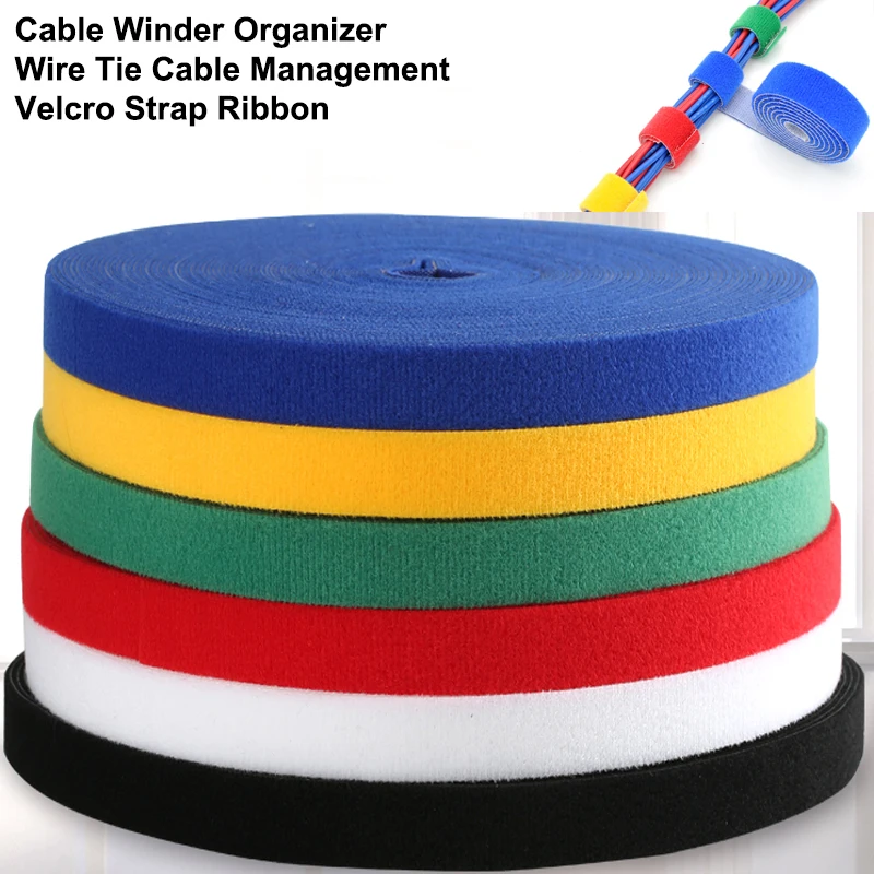 5M DIY wiederverwendbare Nylon – Cable Velcro Strap Bewertung und Preis