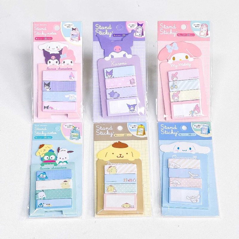 Sanrio Kawaii Kuromi Cinnamoro – Sticky Memo Holder Bewertung und Preis
