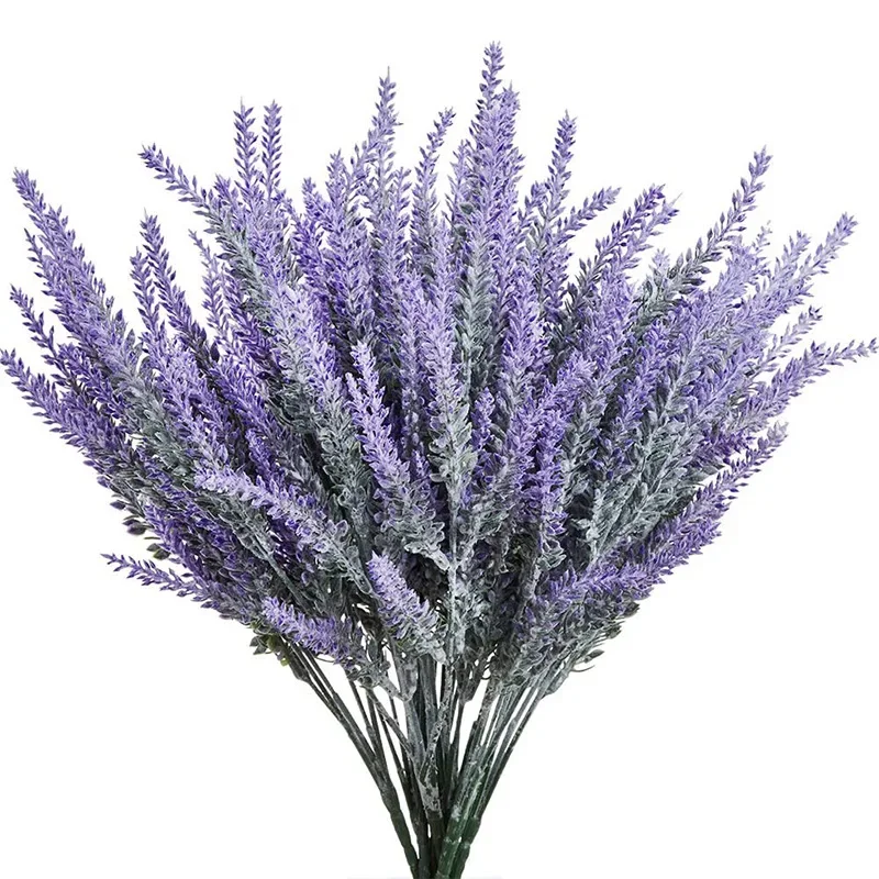 1 Bündel lila künstlicher Lave – Desk Setup Plants Bewertung und Preis
