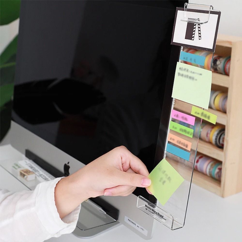 Transparente Monitor Memo Boar – Sticky Memo Holder Bewertung und Preis