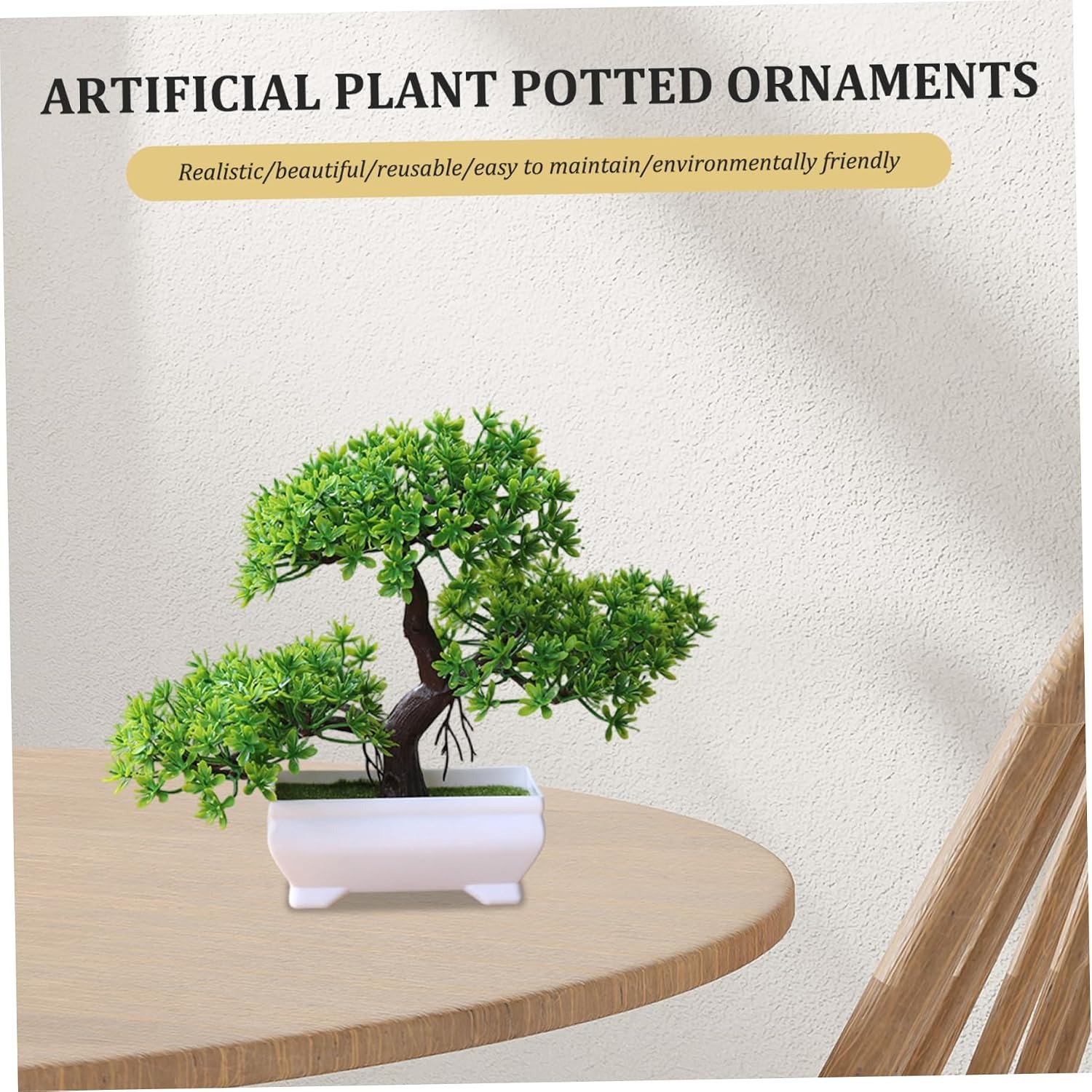 1/2 Stück Künstlicher Bonsai-B – Desk Setup Plants Bewertung und Preis